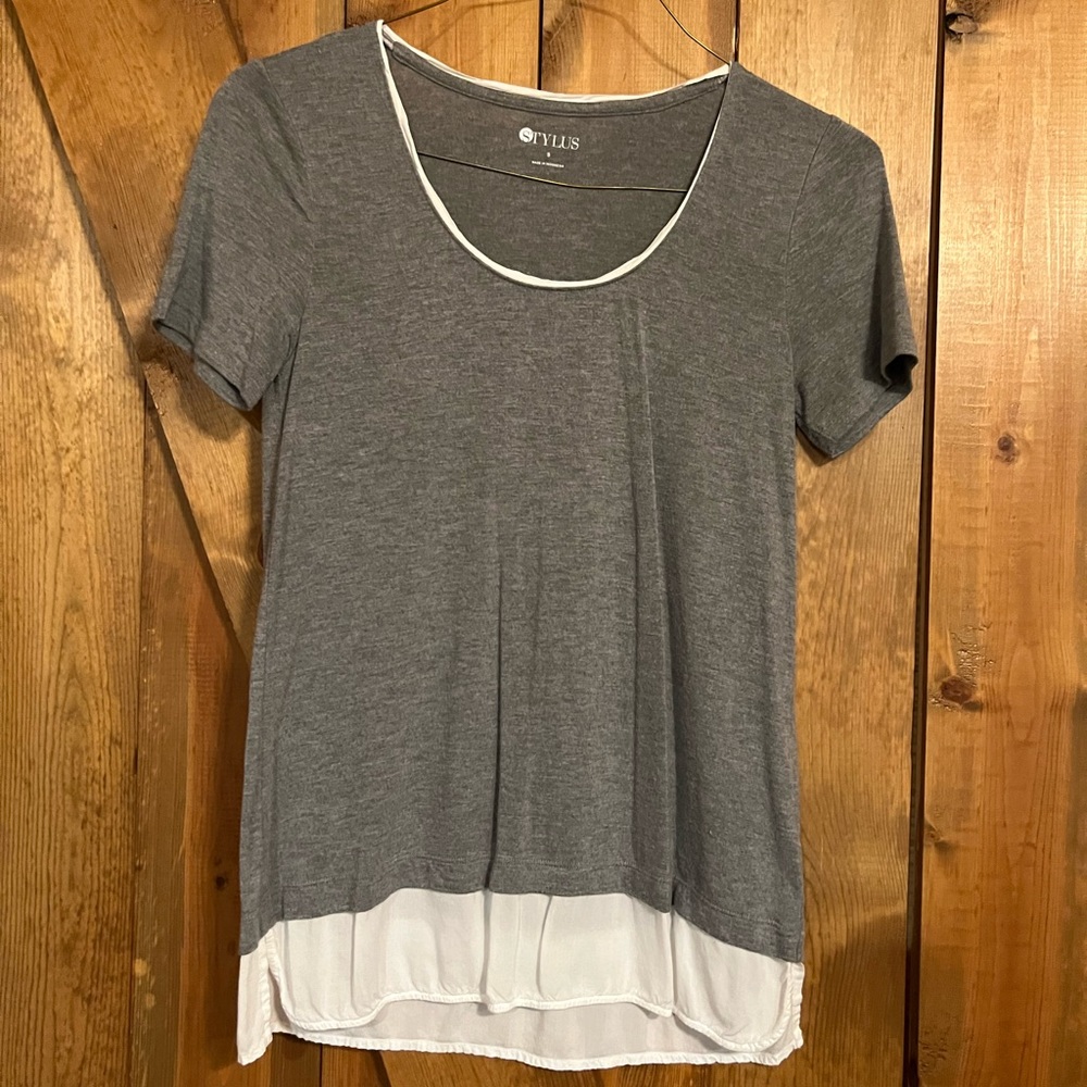 Dressy Gray Tee
